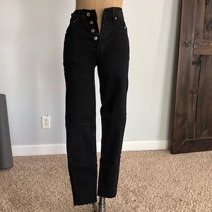 Free people black skinny jeans